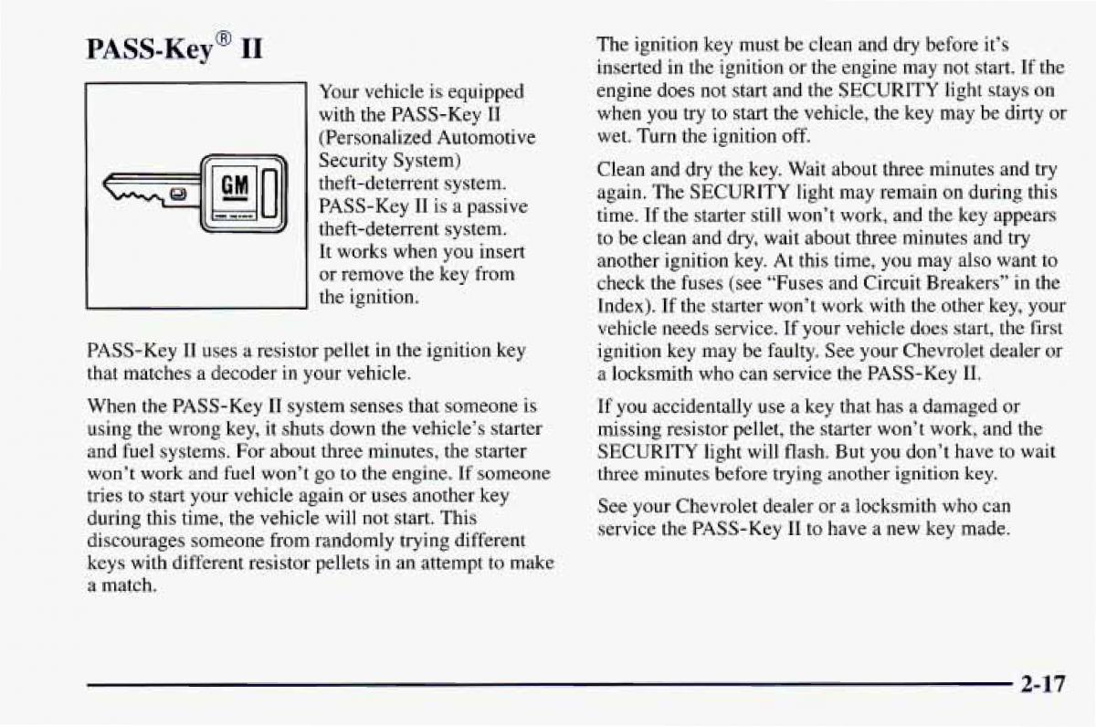 Chevrolet Camaro IV 4 owners manual / page 67