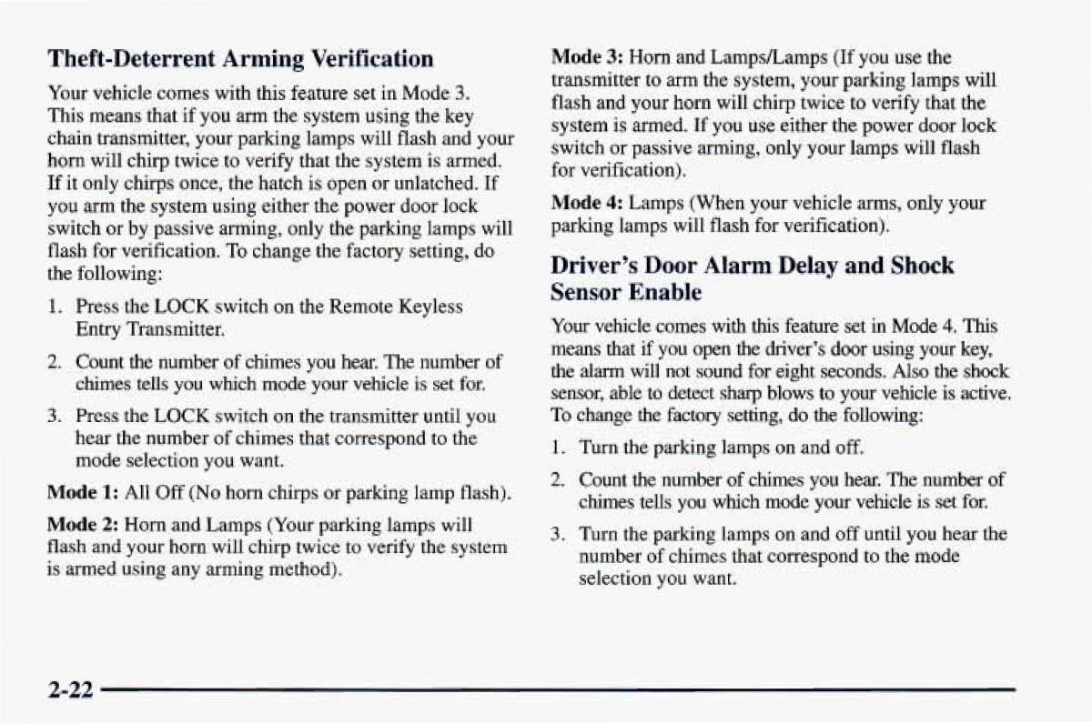 Chevrolet Camaro IV 4 owners manual / page 72