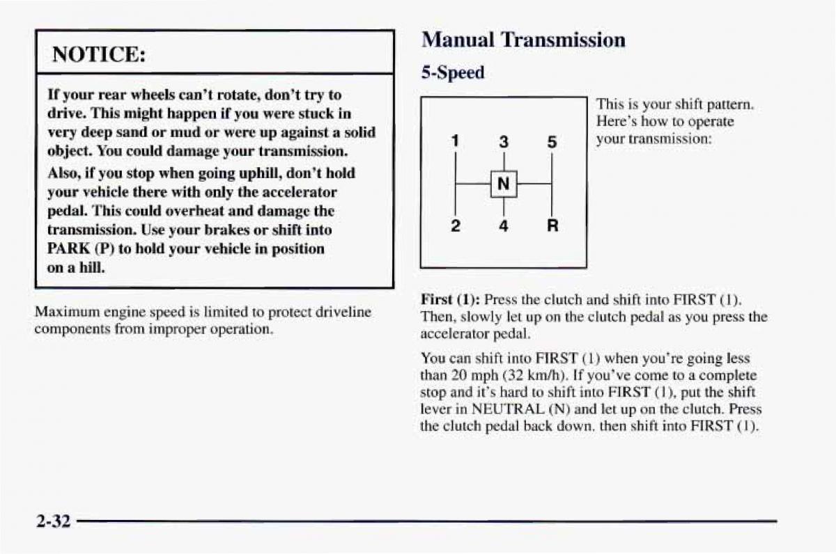 Chevrolet Camaro IV 4 owners manual / page 82