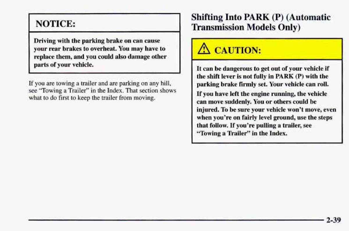 Chevrolet Camaro IV 4 owners manual / page 89