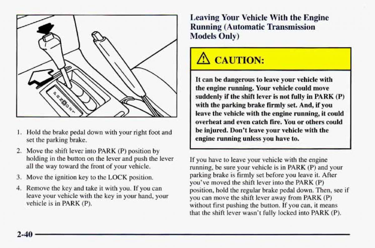 Chevrolet Camaro IV 4 owners manual / page 90