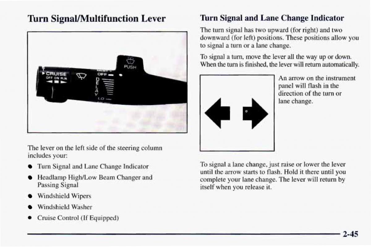 Chevrolet Camaro IV 4 owners manual / page 95