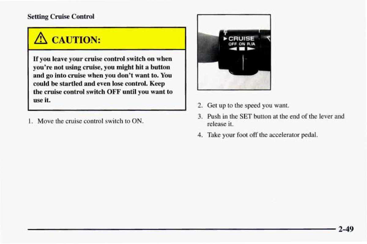 Chevrolet Camaro IV 4 owners manual / page 99