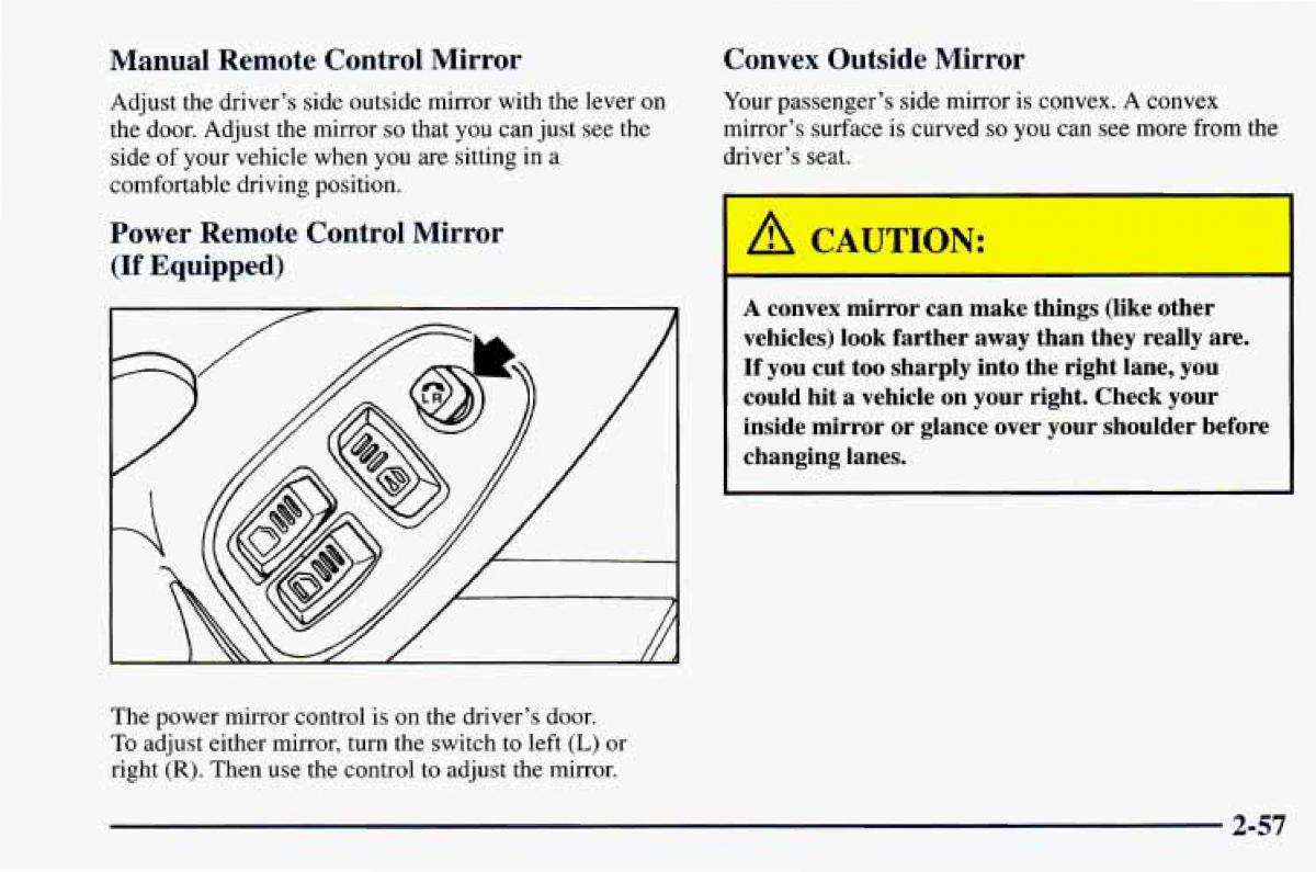 Chevrolet Camaro IV 4 owners manual / page 107