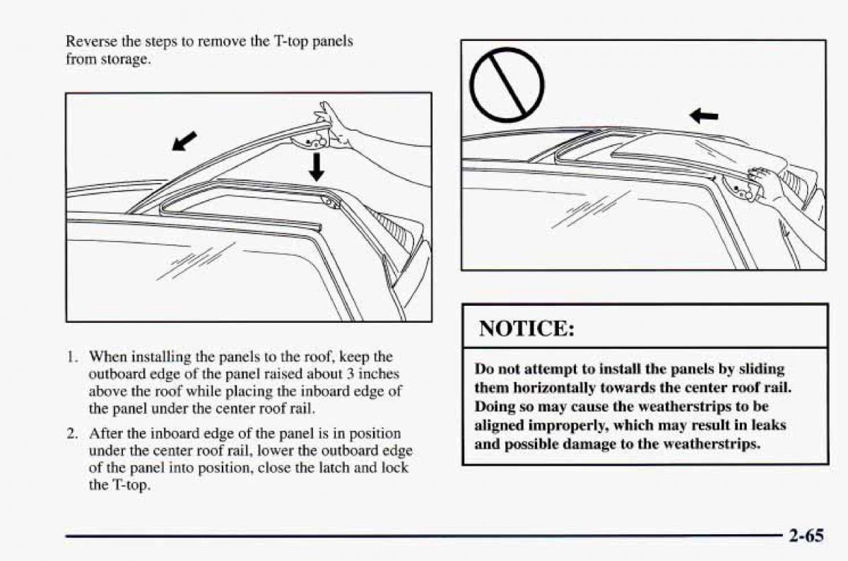 Chevrolet Camaro IV 4 owners manual / page 115