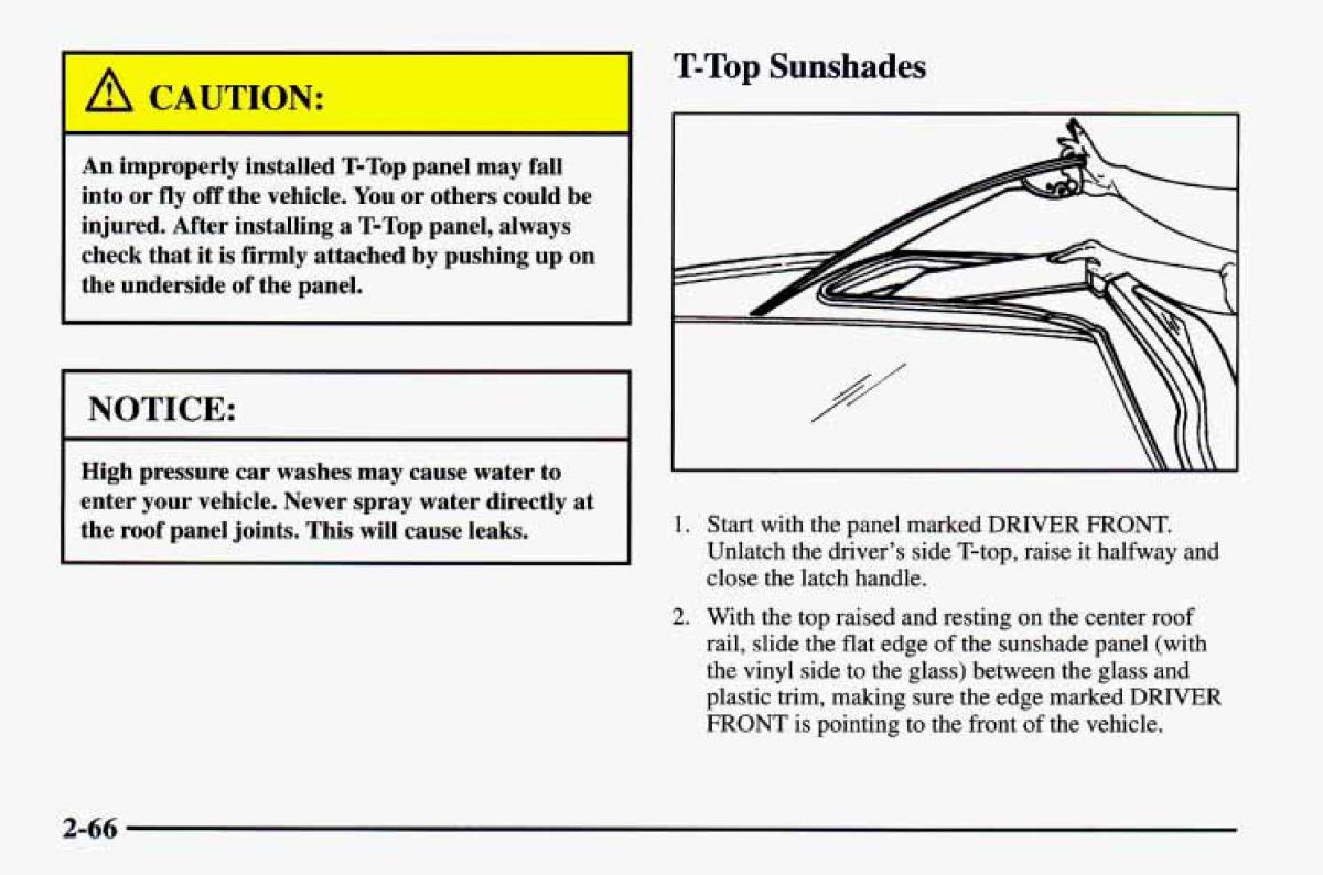 Chevrolet Camaro IV 4 owners manual / page 116