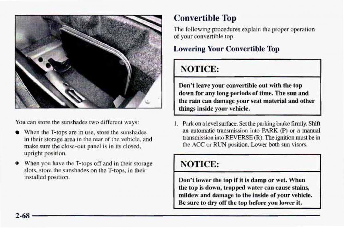 Chevrolet Camaro IV 4 owners manual / page 118