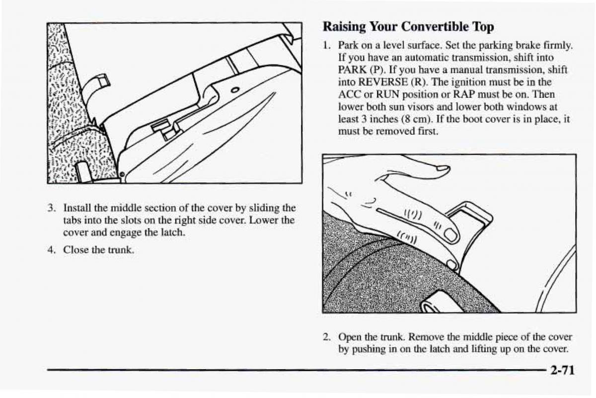 Chevrolet Camaro IV 4 owners manual / page 121