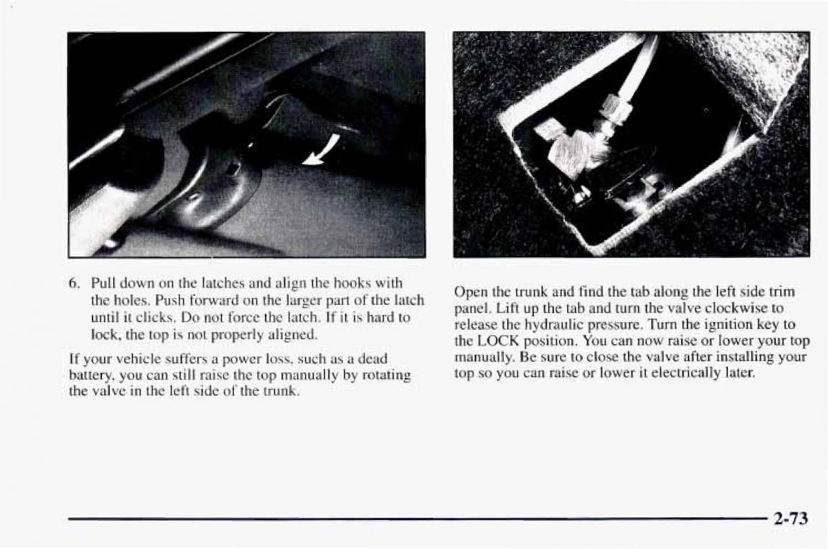 Chevrolet Camaro IV 4 owners manual / page 123