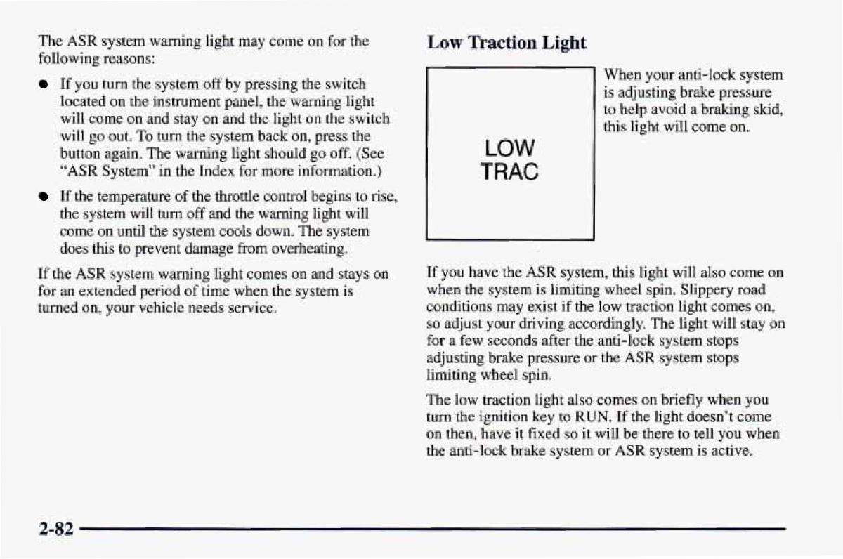 Chevrolet Camaro IV 4 owners manual / page 132