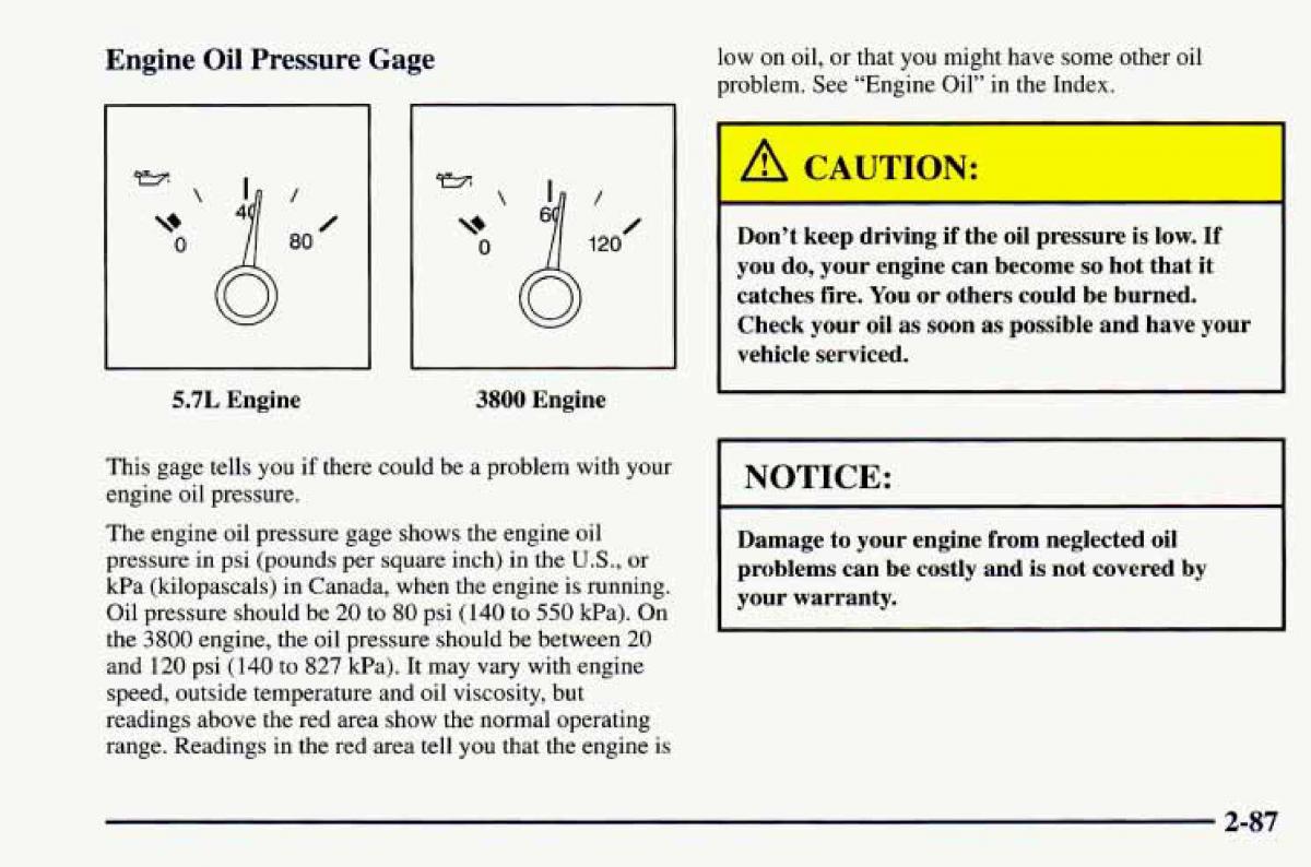 Chevrolet Camaro IV 4 owners manual / page 137