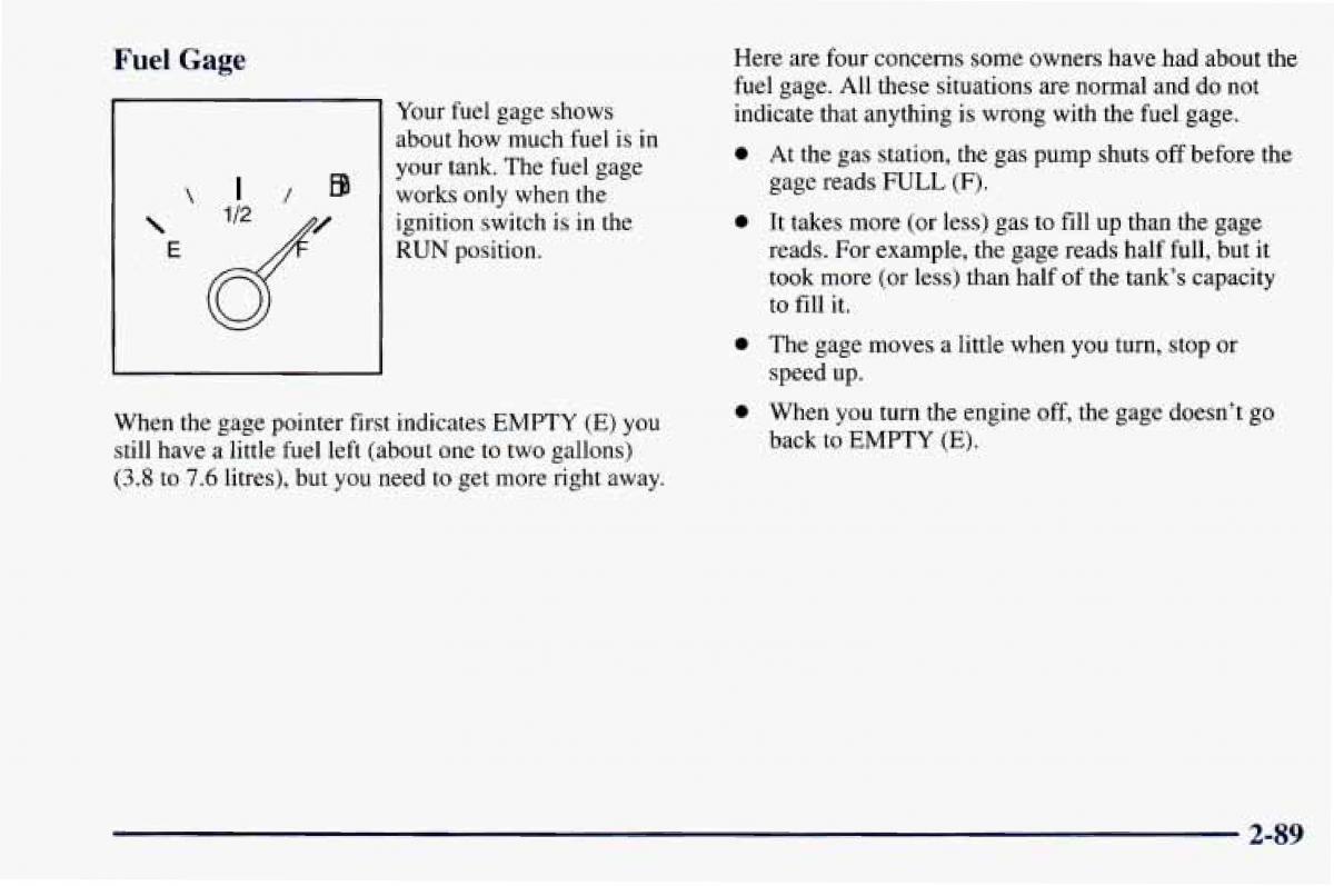 Chevrolet Camaro IV 4 owners manual / page 139