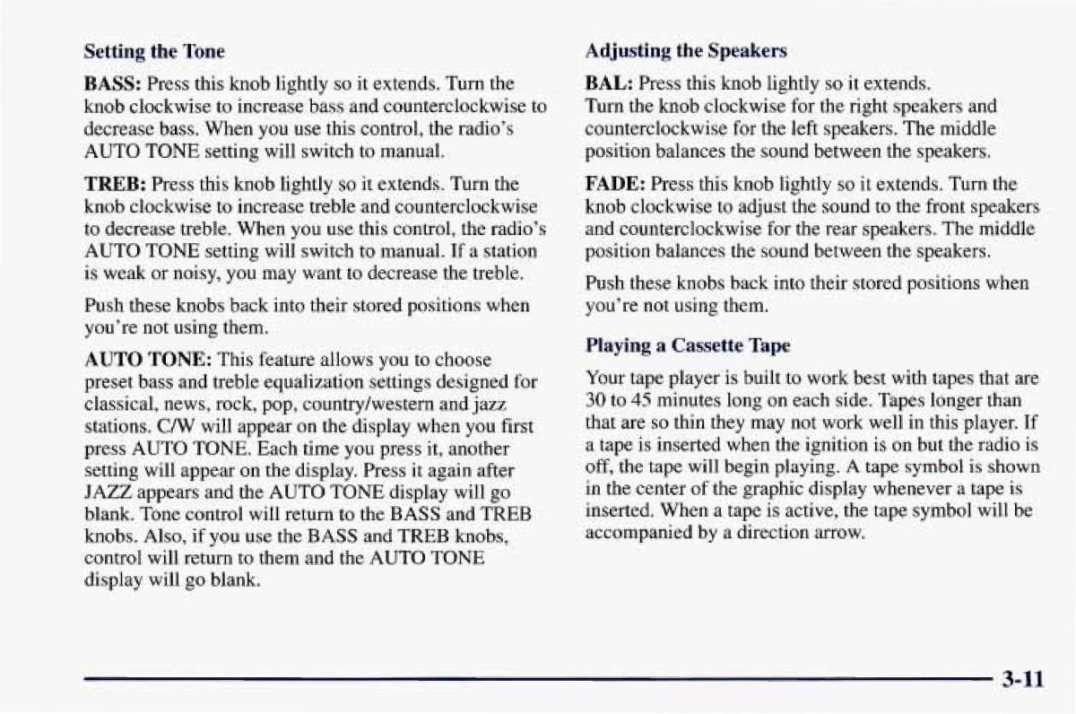 Chevrolet Camaro IV 4 owners manual / page 151