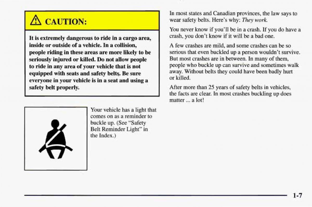 Chevrolet Camaro IV 4 owners manual / page 17