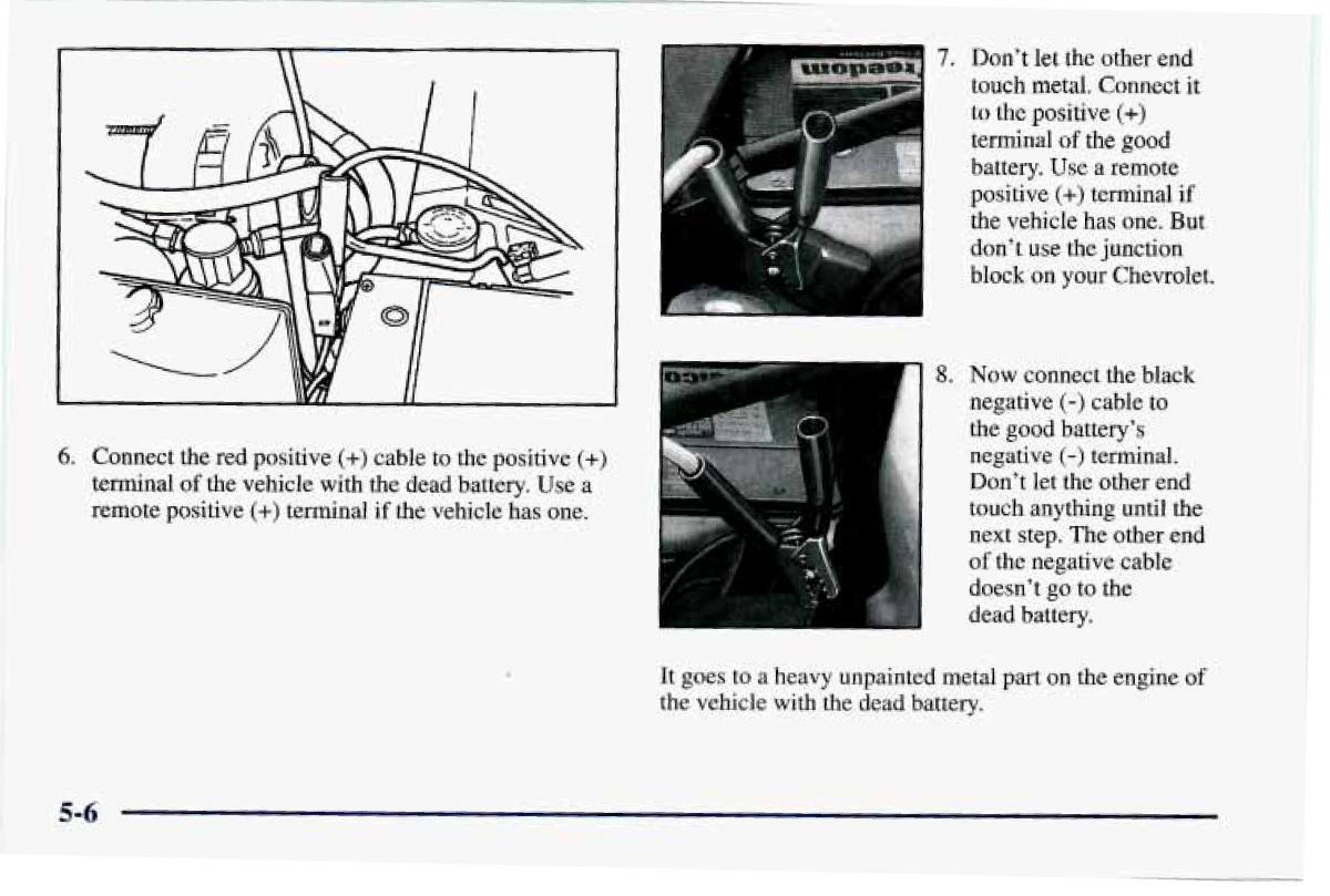 Chevrolet Camaro IV 4 owners manual / page 210