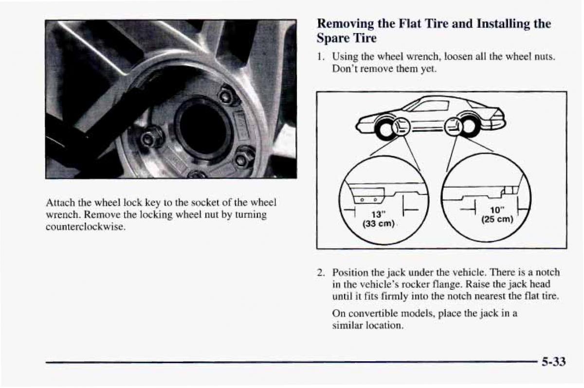 Chevrolet Camaro IV 4 owners manual / page 237