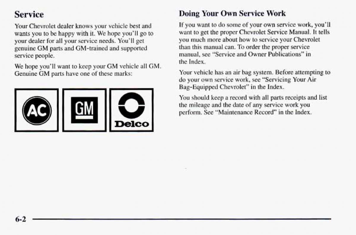 Chevrolet Camaro IV 4 owners manual / page 248