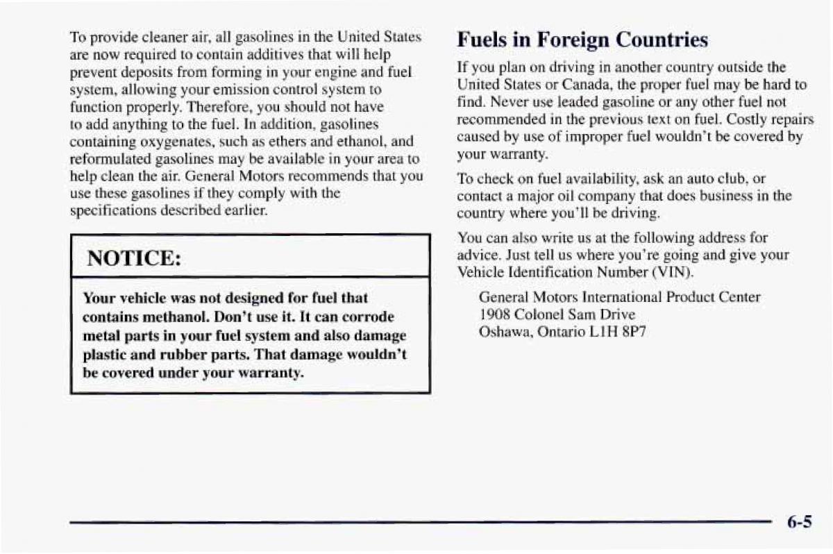 Chevrolet Camaro IV 4 owners manual / page 251