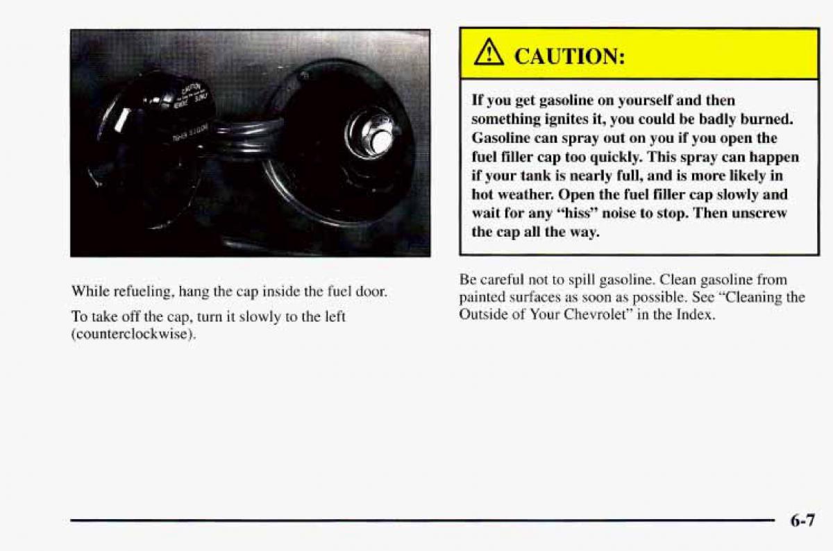 Chevrolet Camaro IV 4 owners manual / page 253