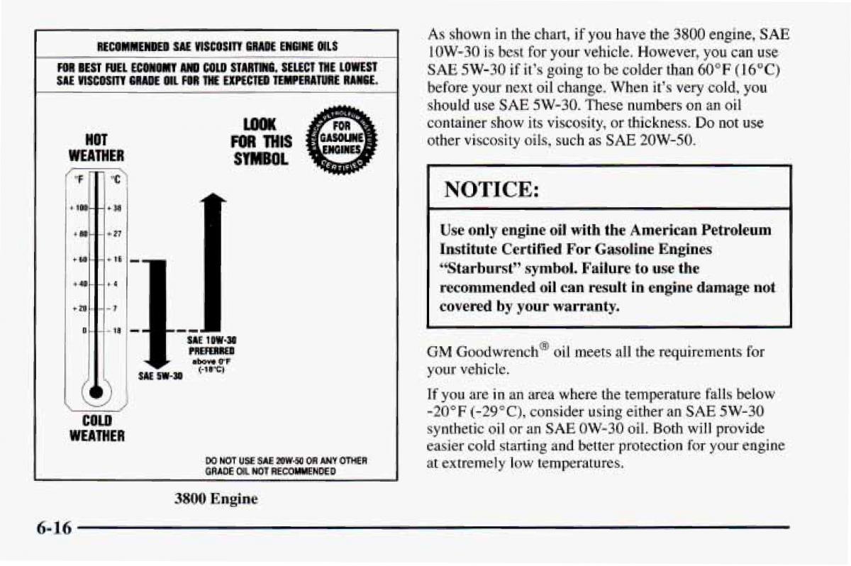 Chevrolet Camaro IV 4 owners manual / page 262