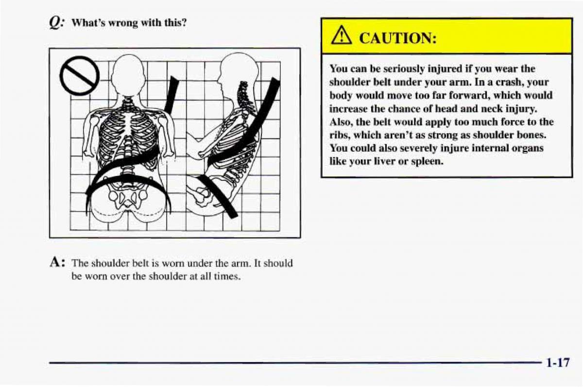 Chevrolet Camaro IV 4 owners manual / page 27