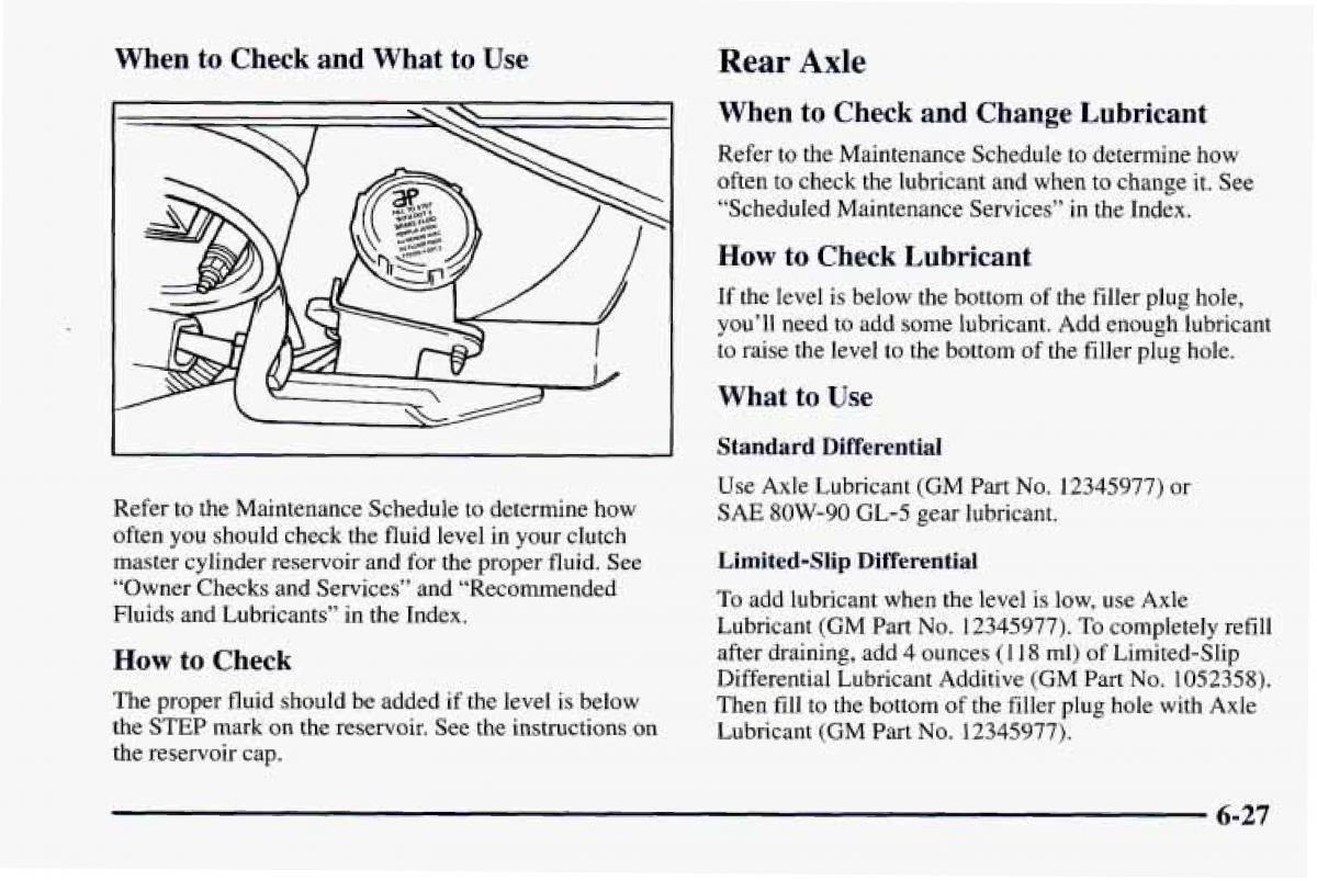 Chevrolet Camaro IV 4 owners manual / page 273