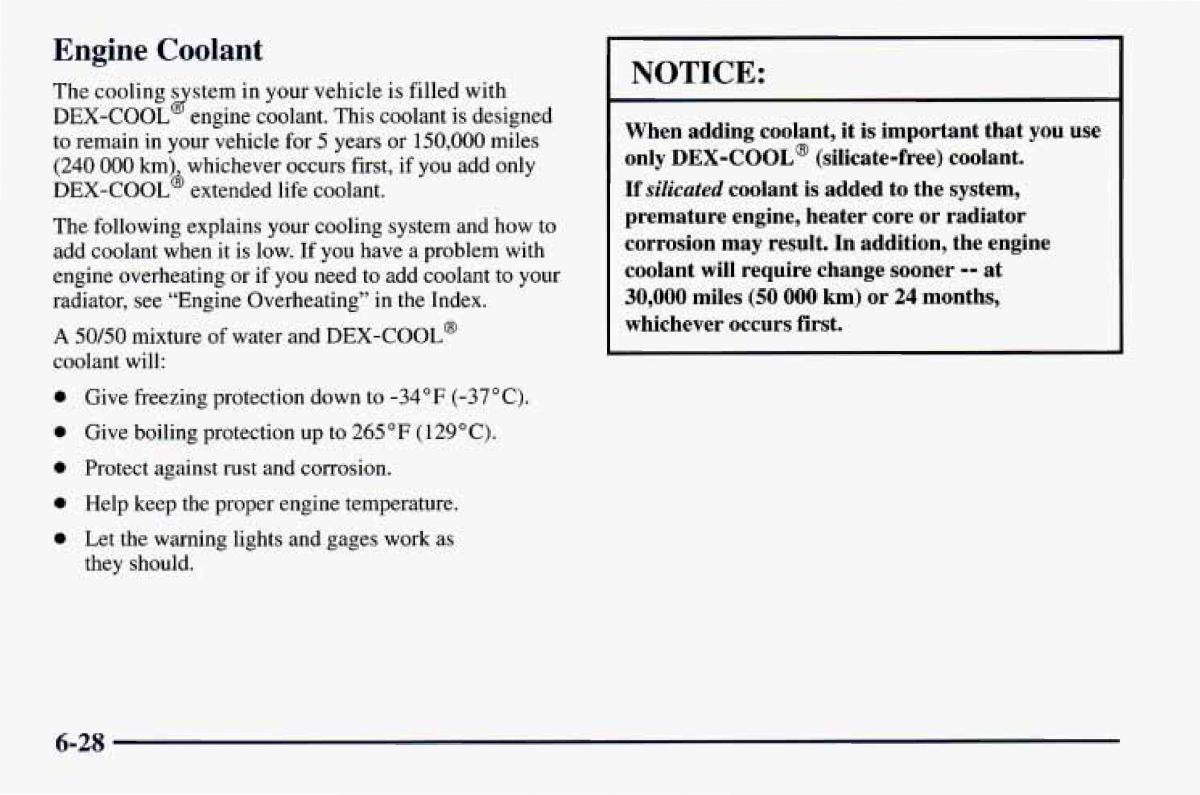 Chevrolet Camaro IV 4 owners manual / page 274