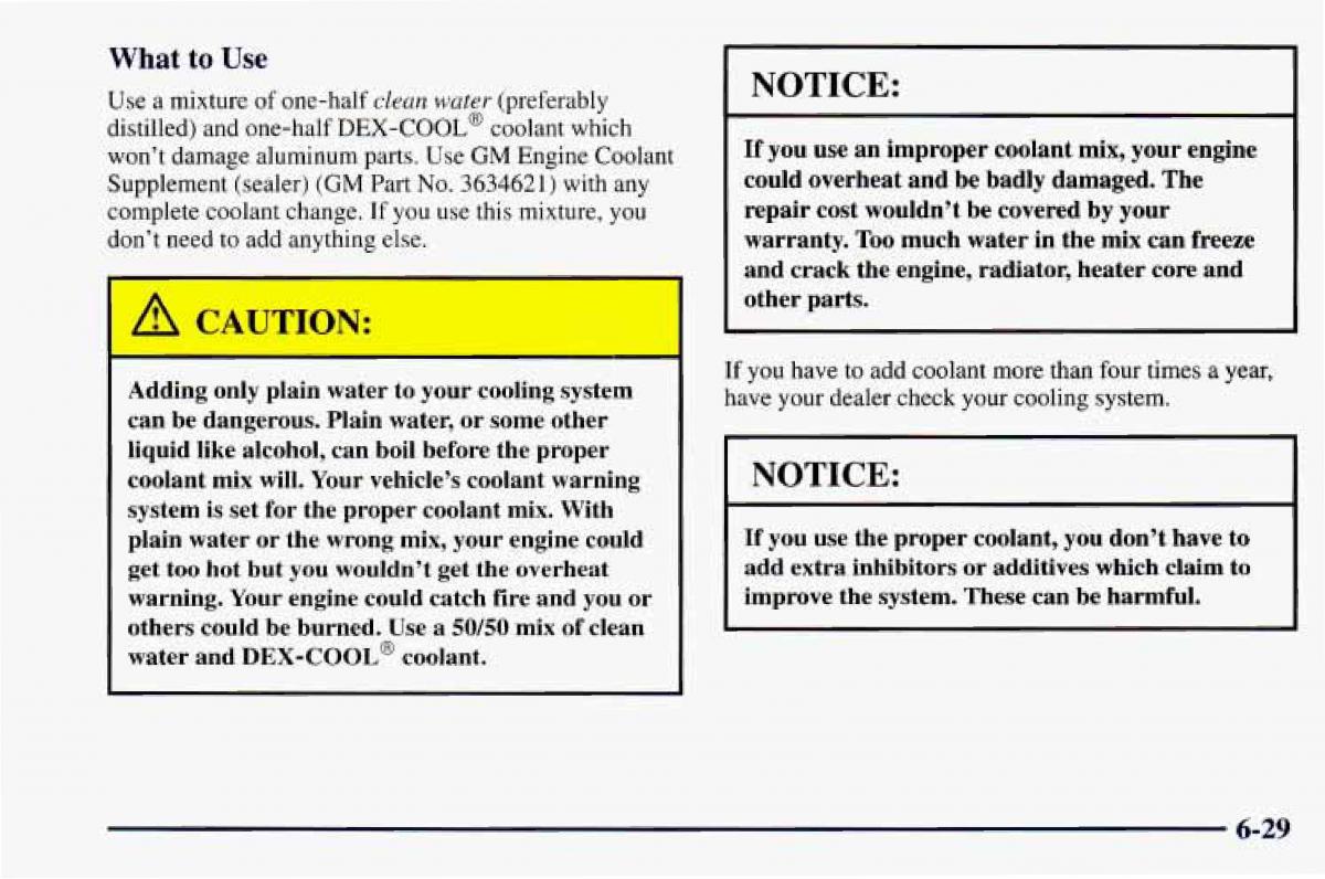 Chevrolet Camaro IV 4 owners manual / page 275