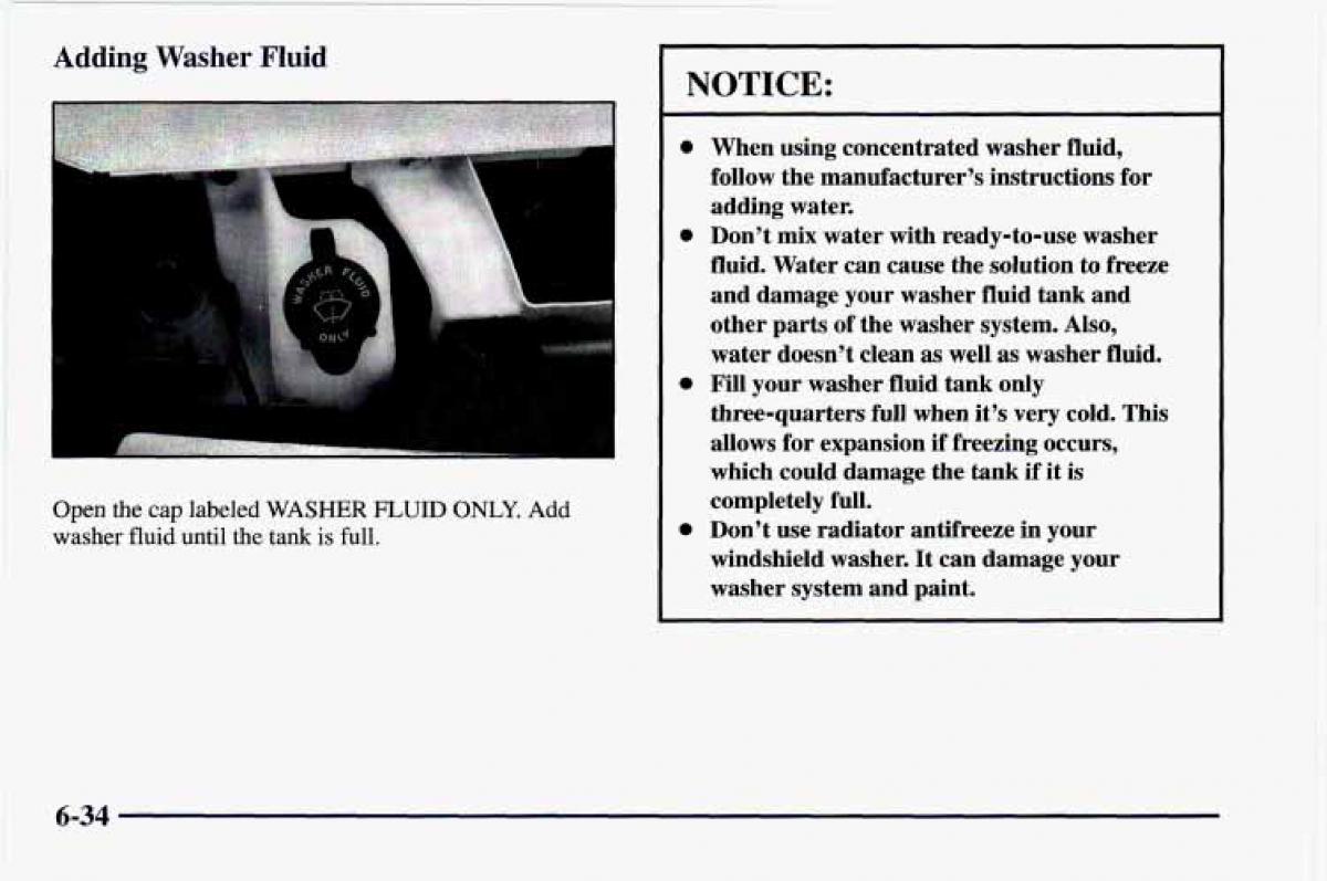 Chevrolet Camaro IV 4 owners manual / page 280