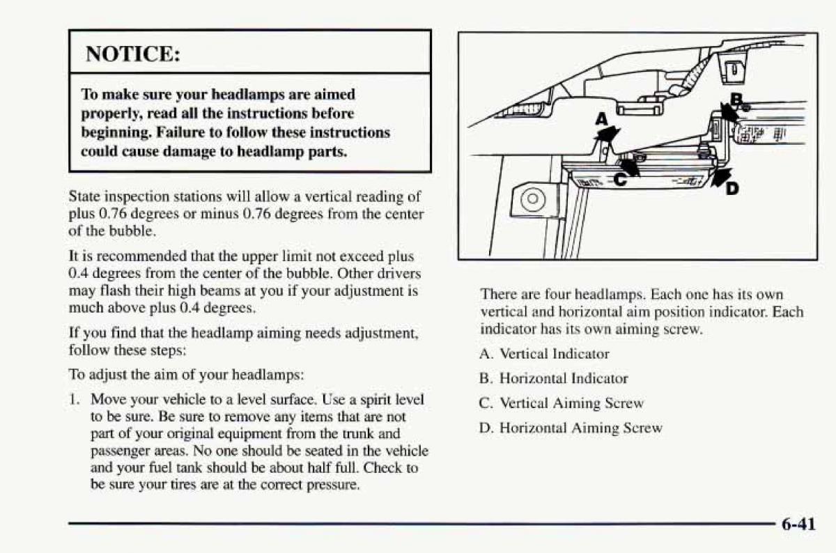 Chevrolet Camaro IV 4 owners manual / page 287