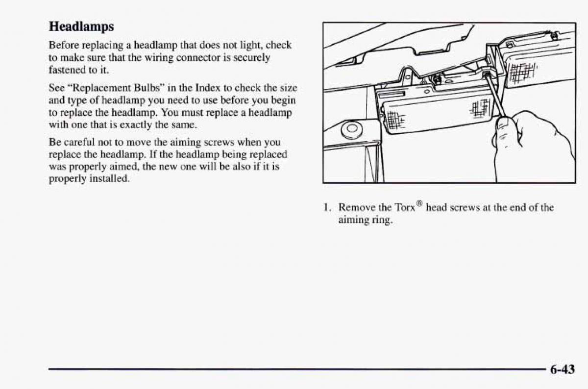 Chevrolet Camaro IV 4 owners manual / page 289