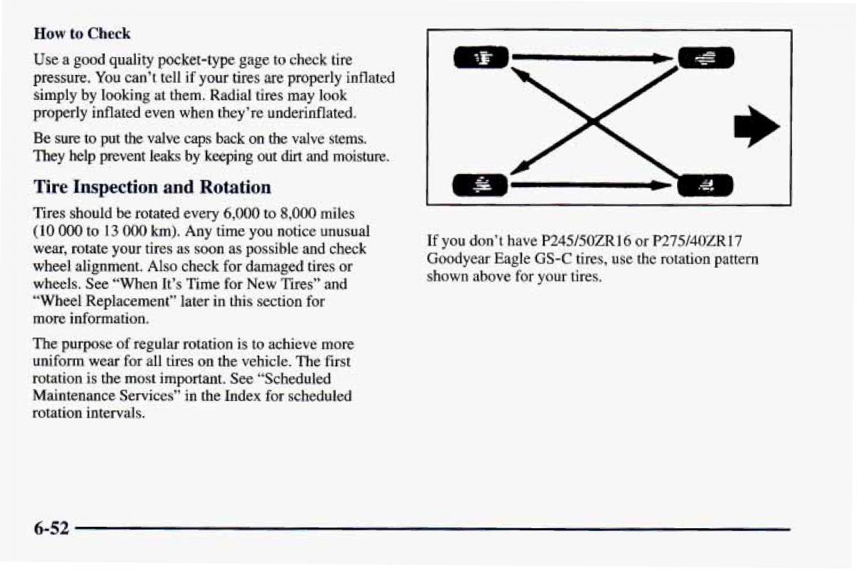 Chevrolet Camaro IV 4 owners manual / page 298