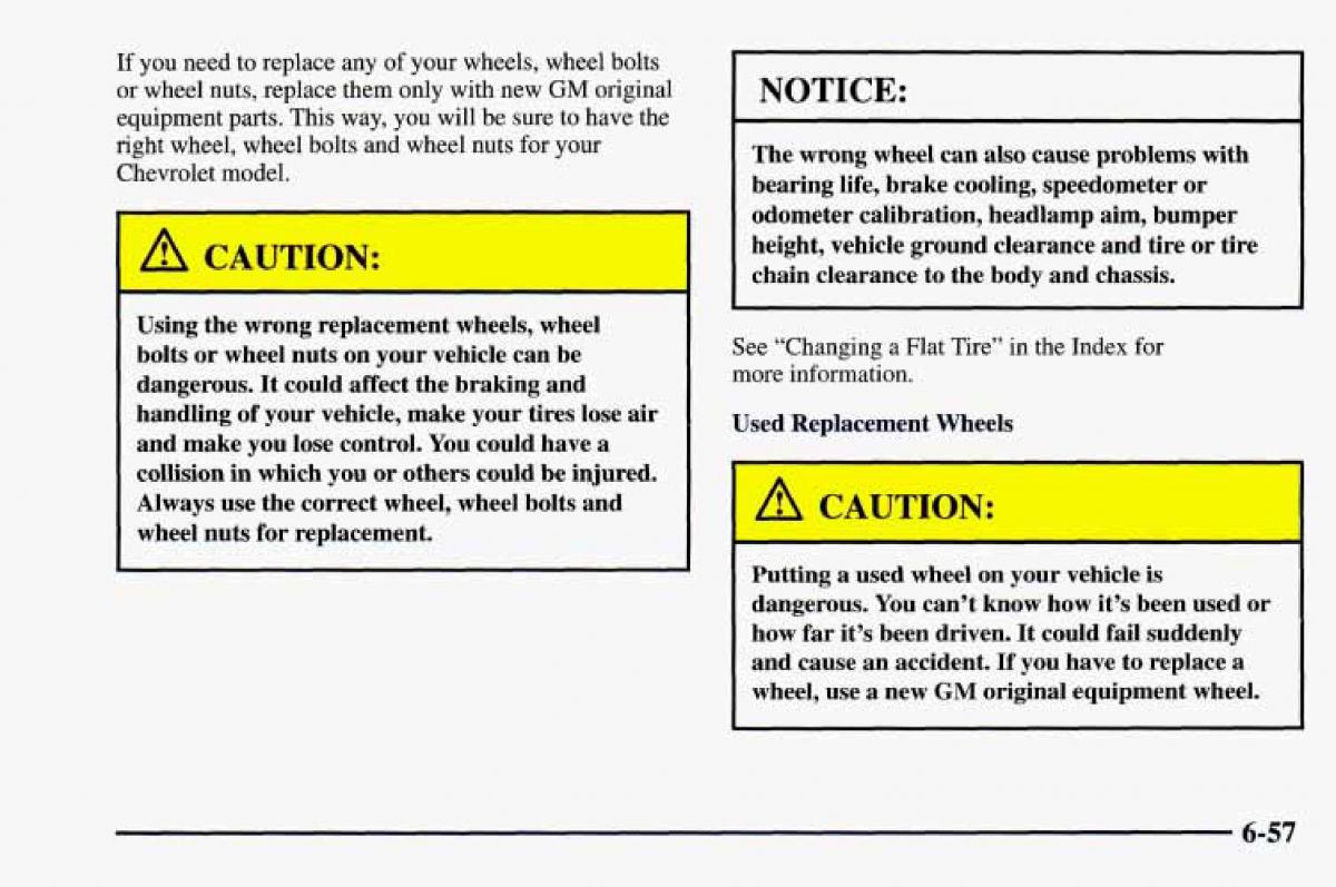 Chevrolet Camaro IV 4 owners manual / page 303