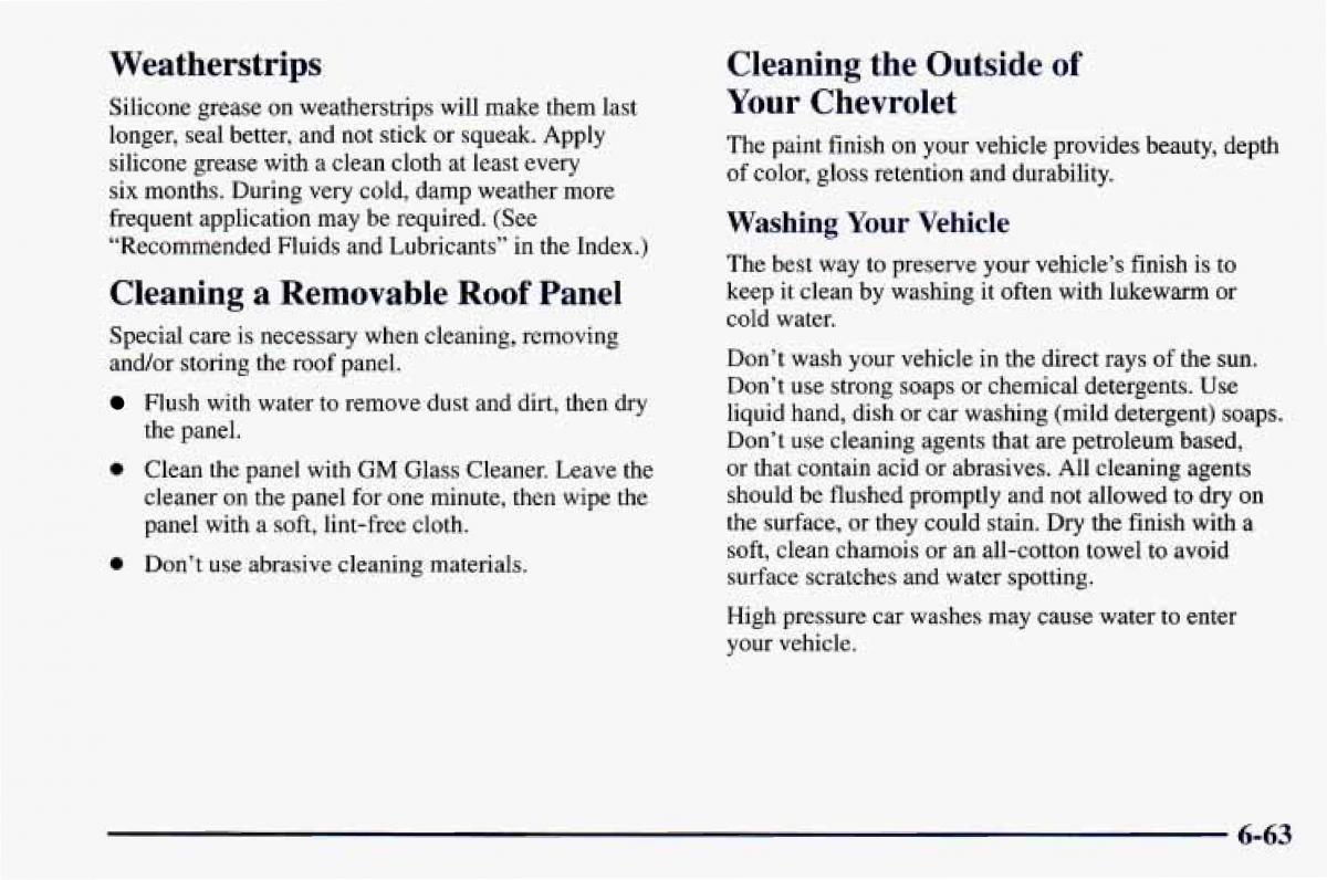 Chevrolet Camaro IV 4 owners manual / page 309