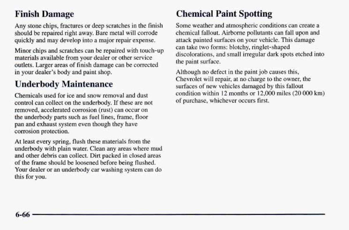 Chevrolet Camaro IV 4 owners manual / page 312