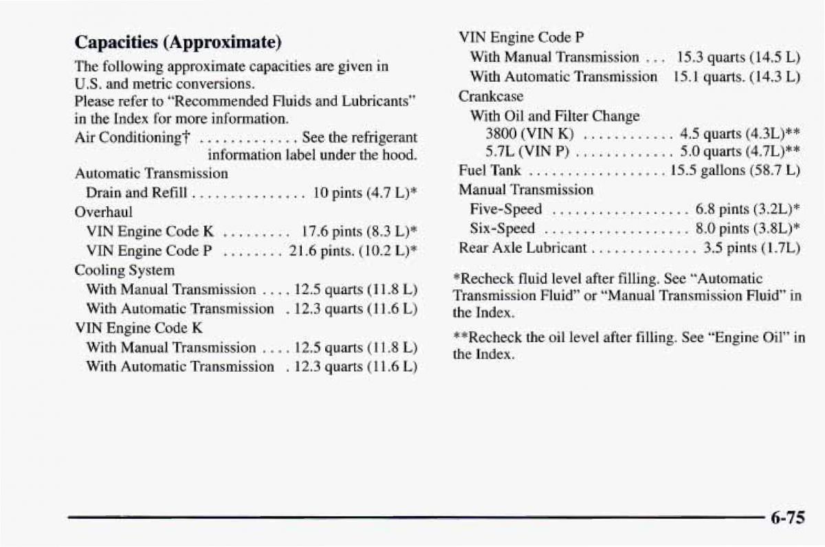 Chevrolet Camaro IV 4 owners manual / page 321