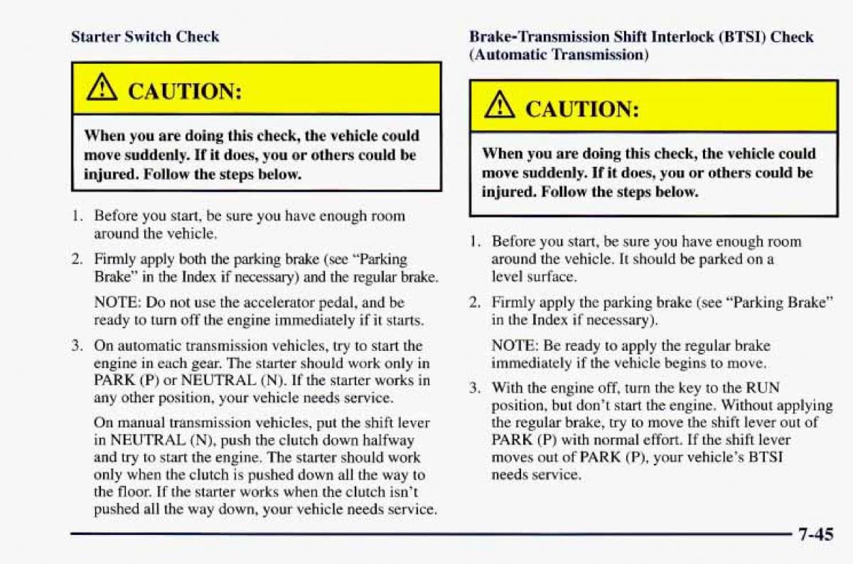 Chevrolet Camaro IV 4 owners manual / page 369