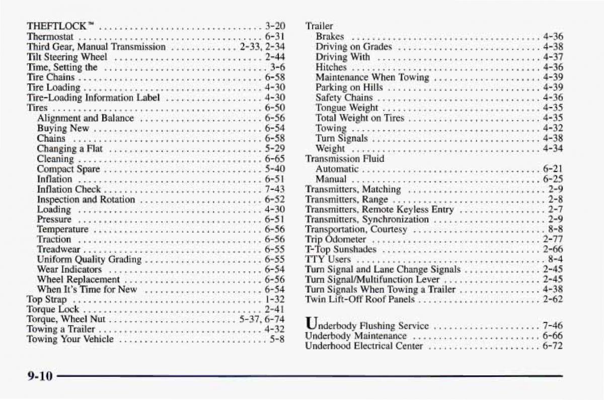 manual  Chevrolet Camaro IV 4 owners manual / page 400