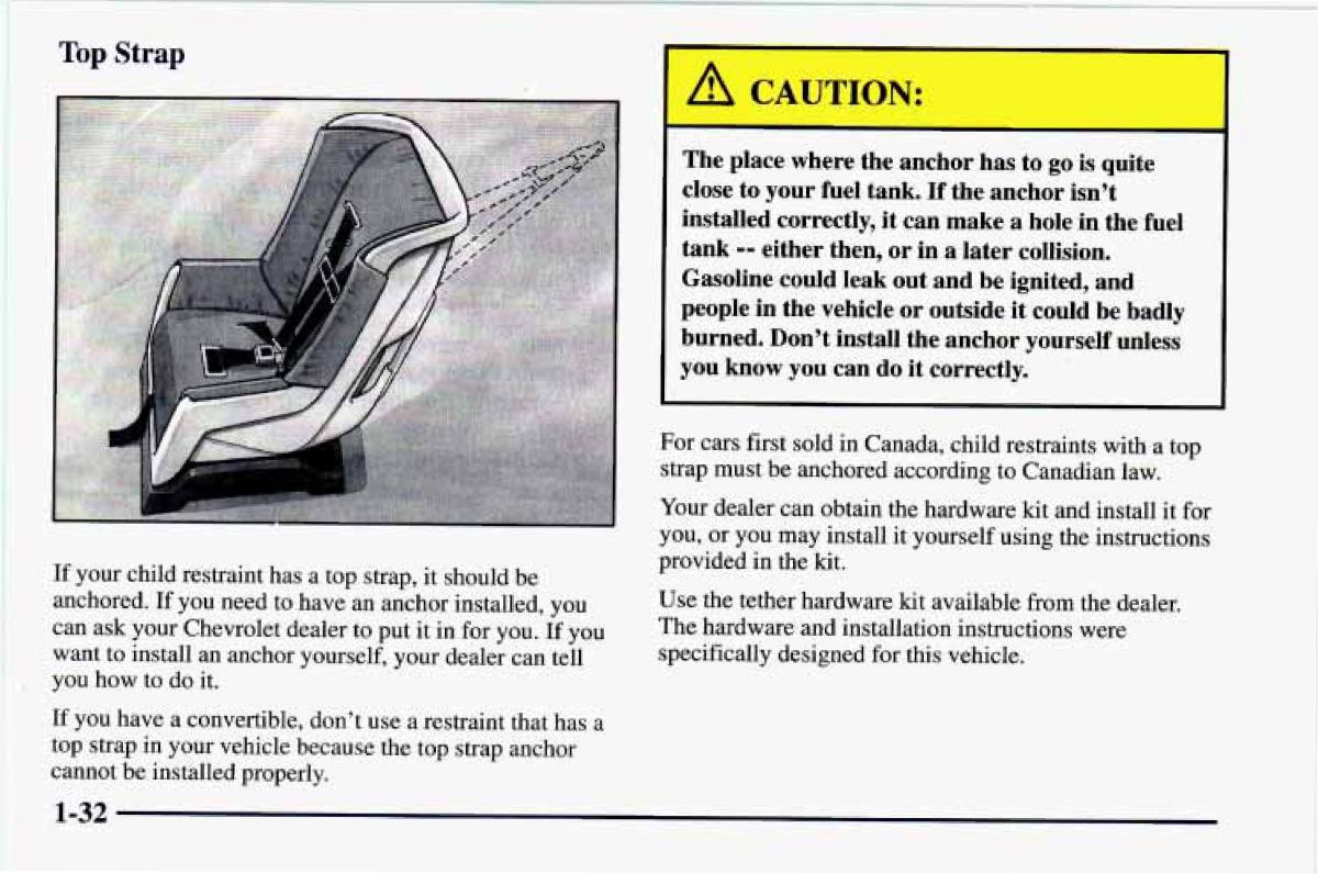 Chevrolet Camaro IV 4 owners manual / page 42