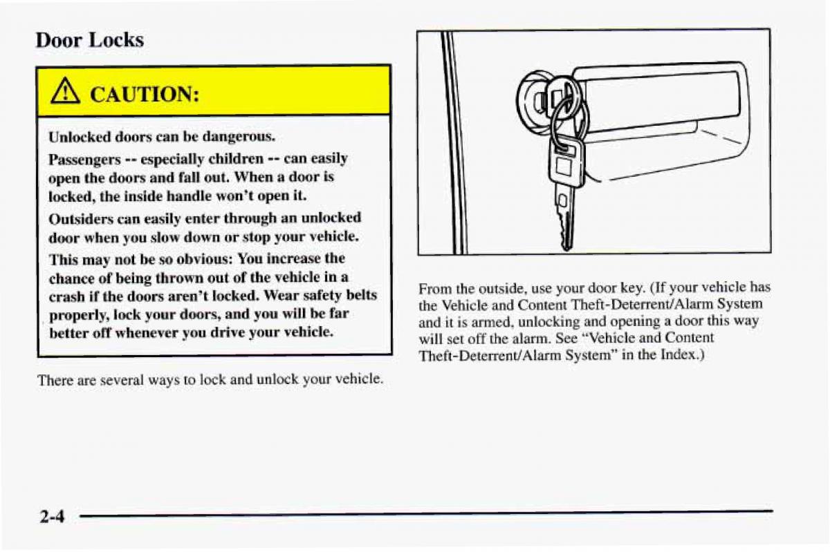 Chevrolet Camaro IV 4 owners manual / page 54