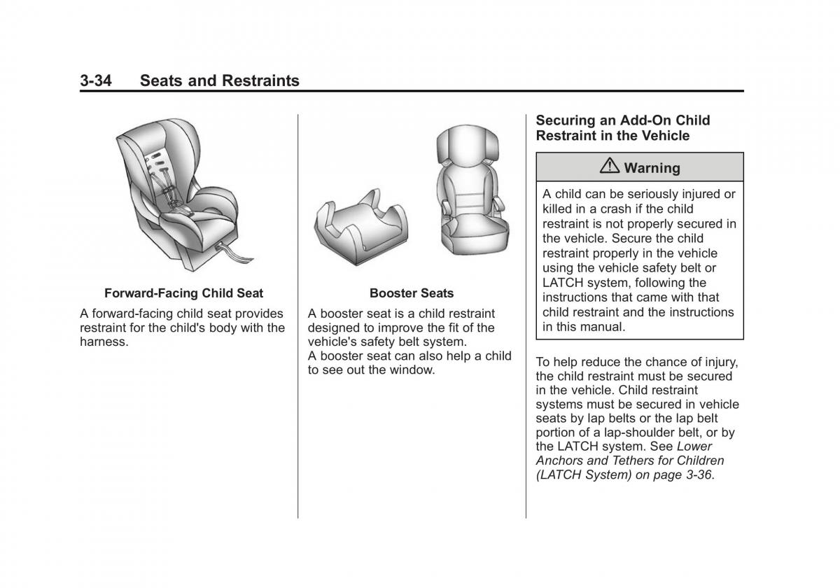 Chevrolet Camaro V 5 owners manual / page 85