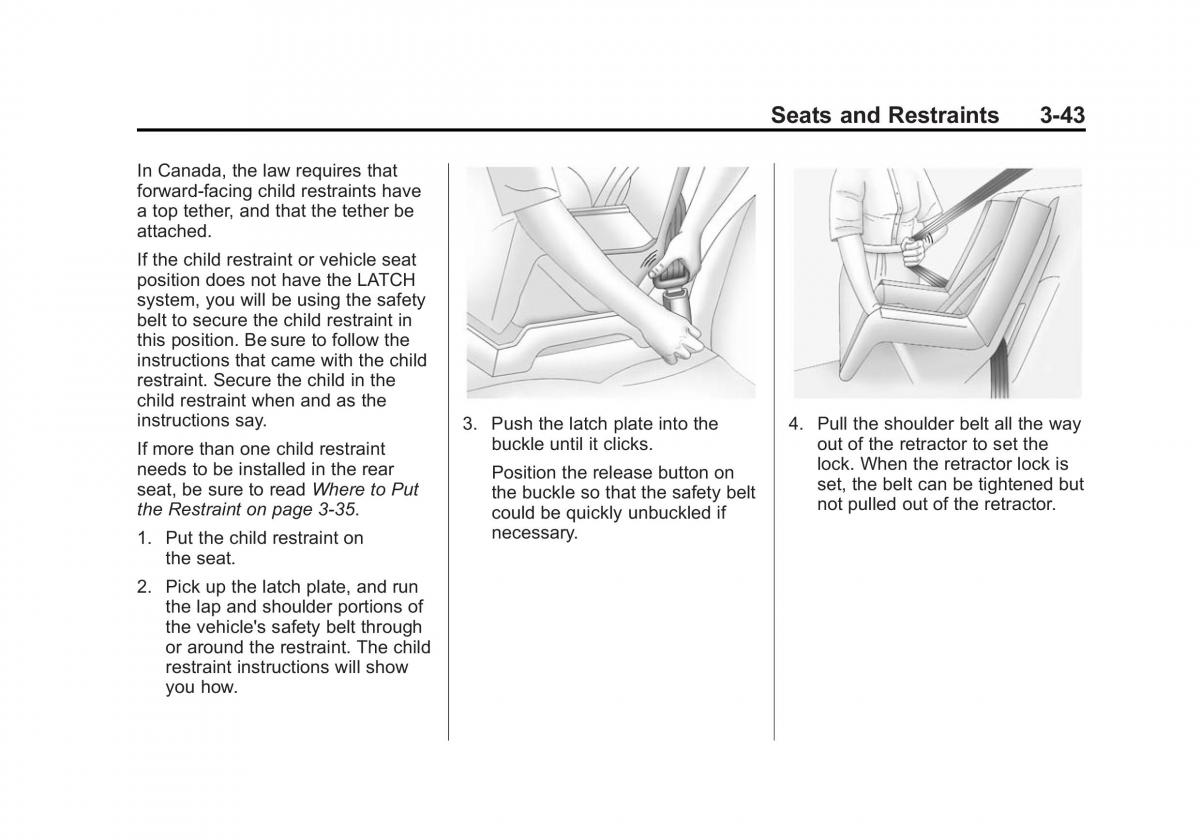 Chevrolet Camaro V 5 owners manual / page 94