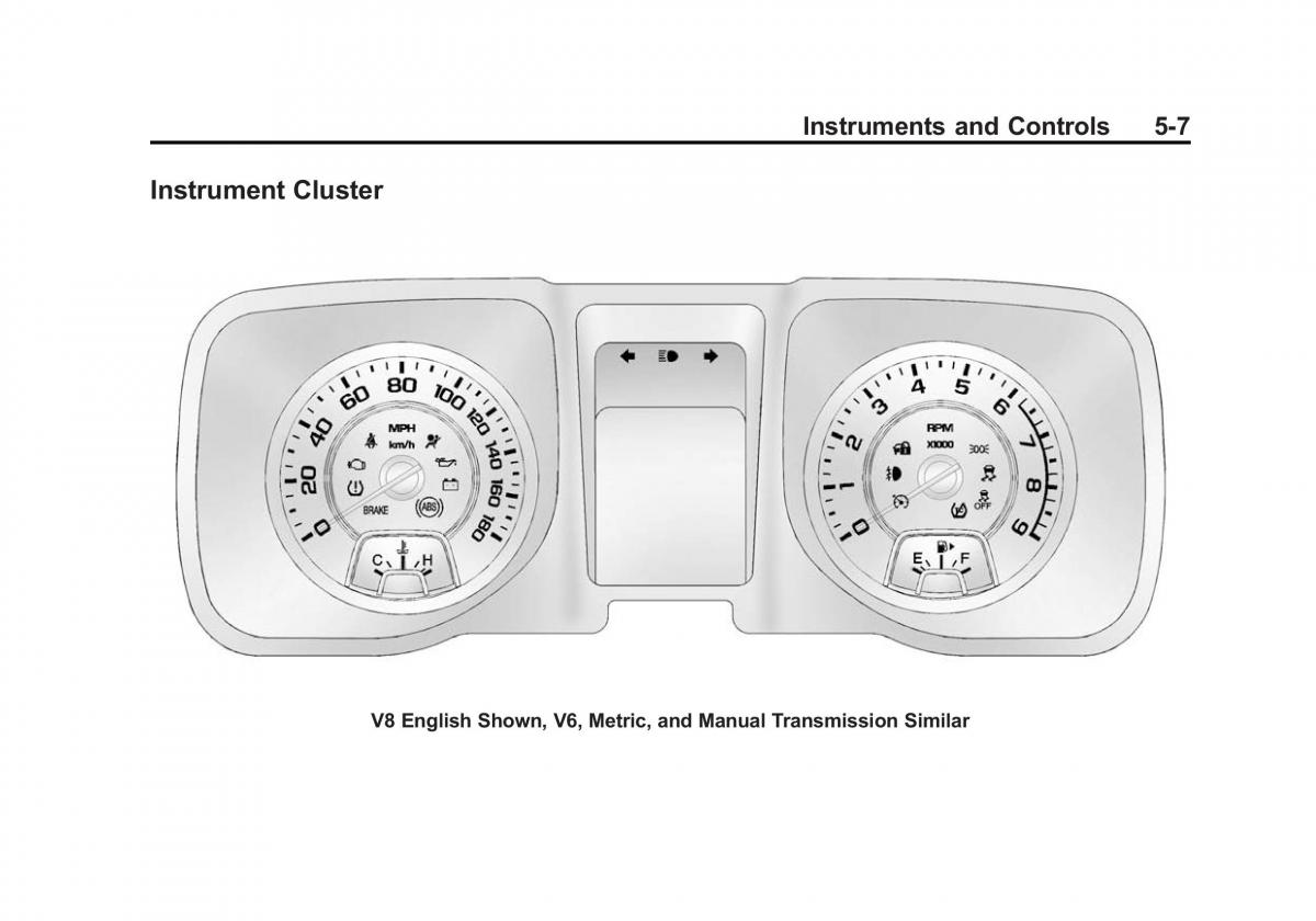 Chevrolet Camaro V 5 owners manual / page 112