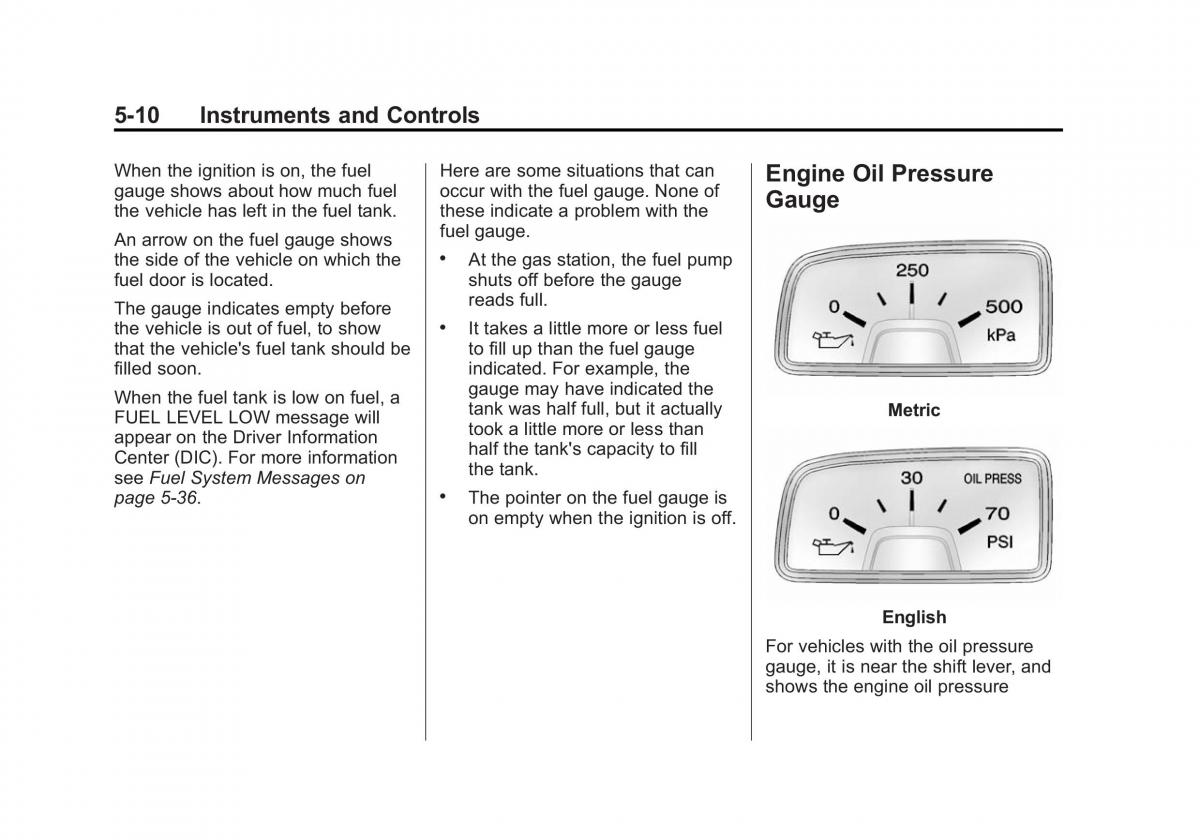 Chevrolet Camaro V 5 owners manual / page 115