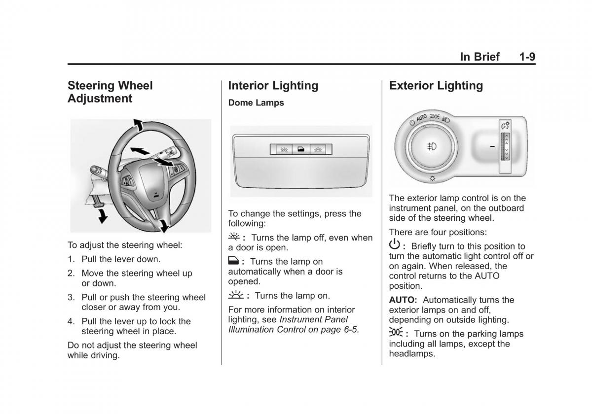 manual  Chevrolet Camaro V 5 owners manual / page 16