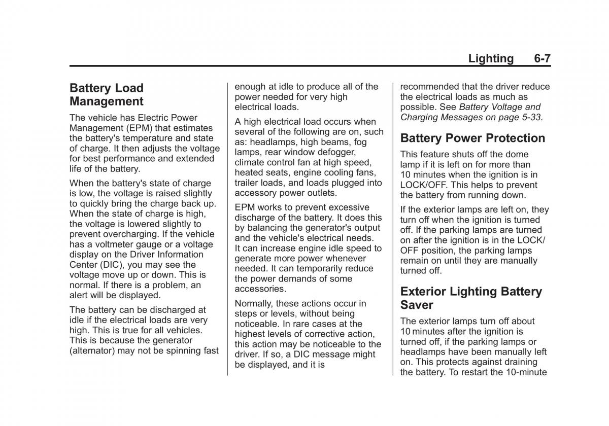 Chevrolet Camaro V 5 owners manual / page 164