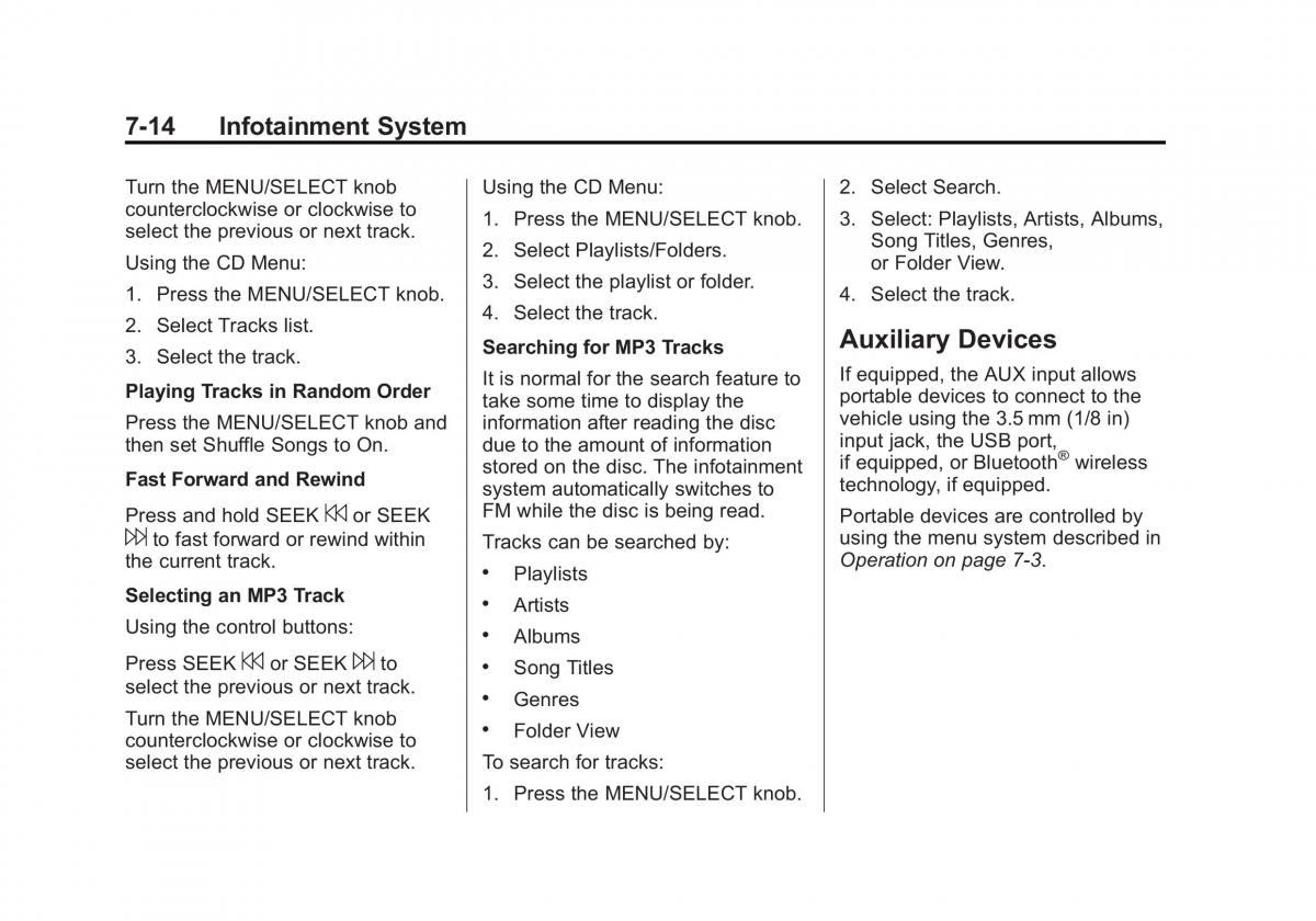 Chevrolet Camaro V 5 owners manual / page 179