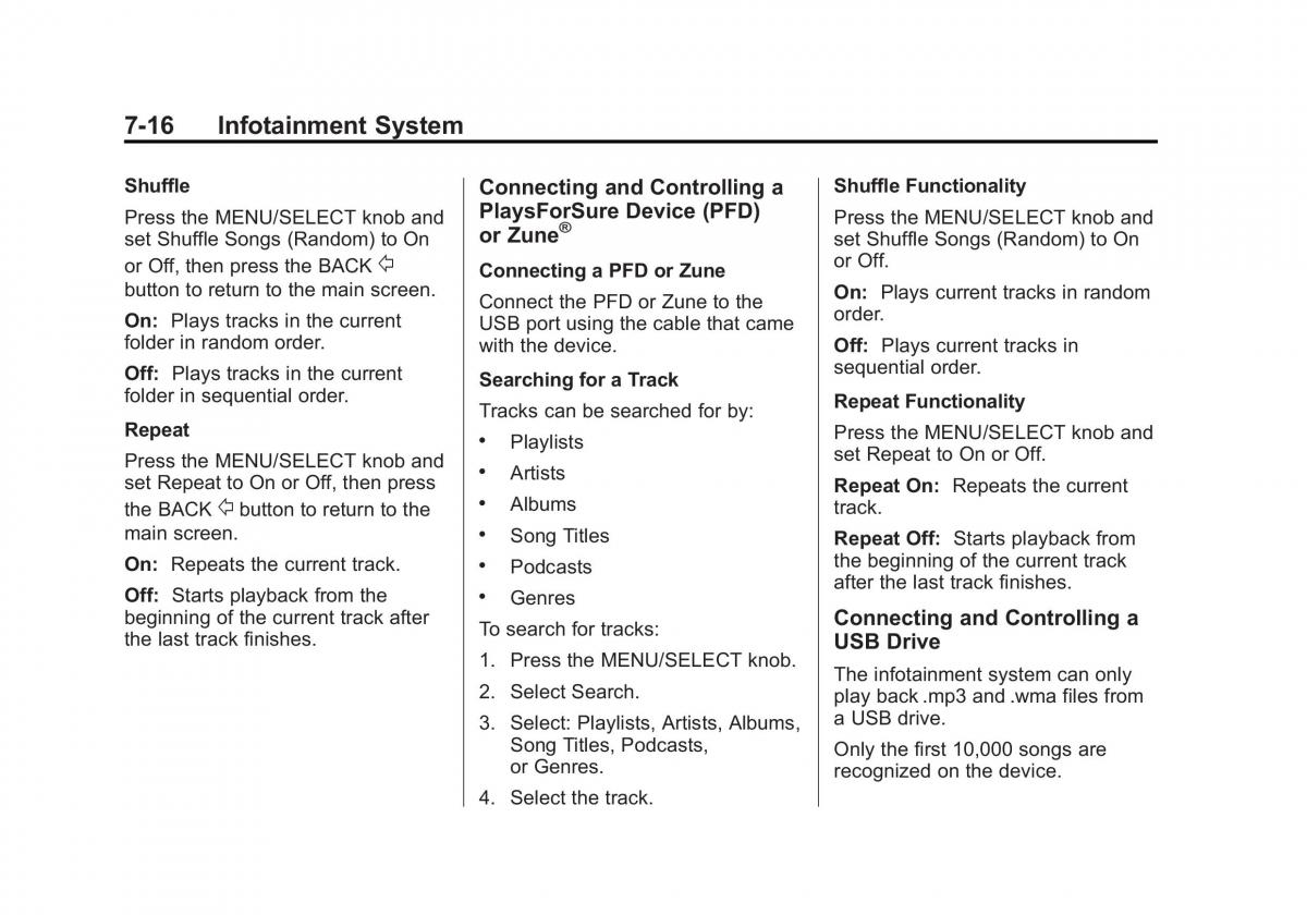 Chevrolet Camaro V 5 owners manual / page 181