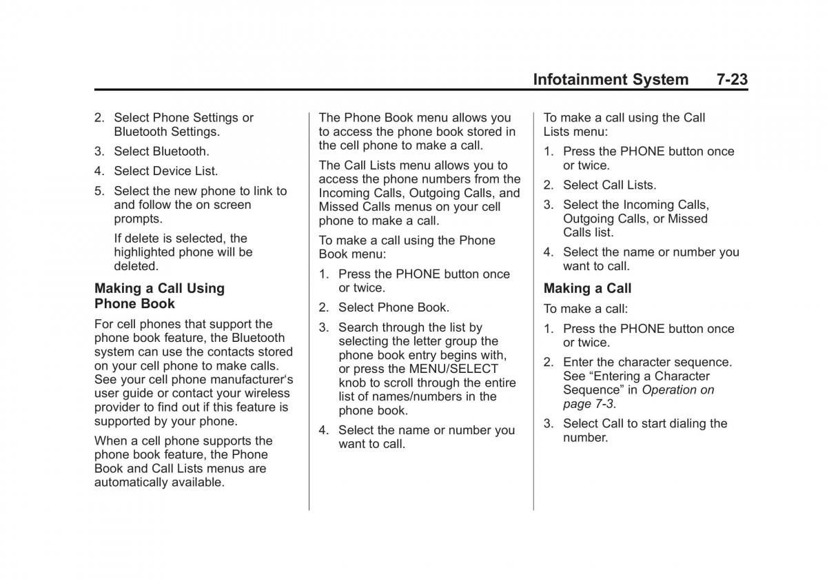 Chevrolet Camaro V 5 owners manual / page 188