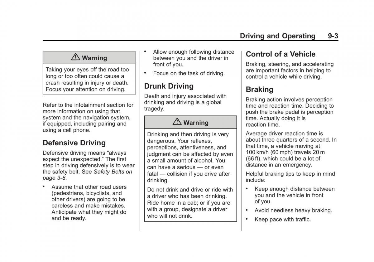 Chevrolet Camaro V 5 owners manual / page 204